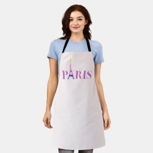 Eiffel Tower-Paris-Vibrant and Colourful- Apron