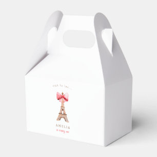 Eiffel Tower Paris Watercolor Favour Box