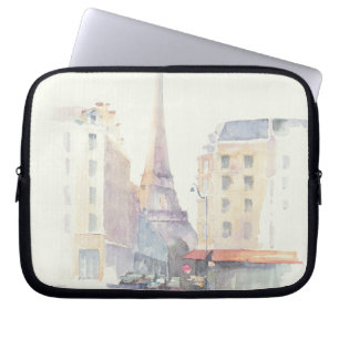 Eiffel Tower   Paris Watercolor Laptop Sleeve