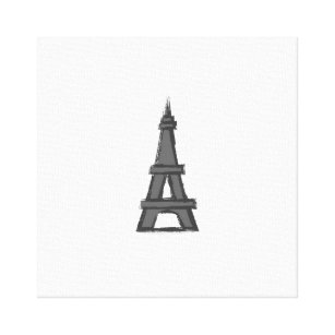 Eiffel Tower Parisian Explorer Canvas Print
