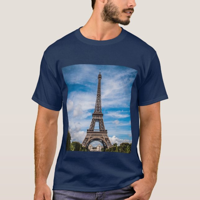 Eiffel tower photo T-Shirt (Front)