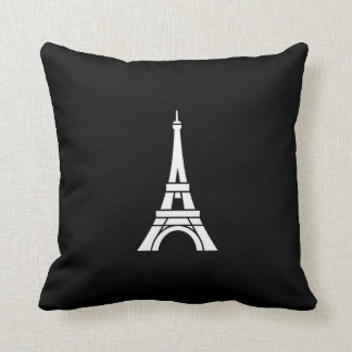 Eiffel Tower Pictogram Throw Pillow