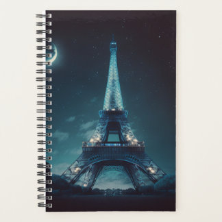 Eiffel Tower Planner - Dreamy Evening in Paris