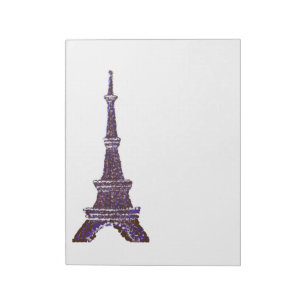 Eiffel Tower Pointillism Notepad