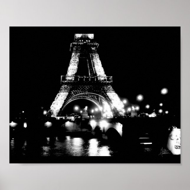Eiffel Tower, Pont de Lena [Print] Poster (Front)