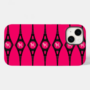 Eiffel Tower Poodle Case-Mate iPhone 14 Case