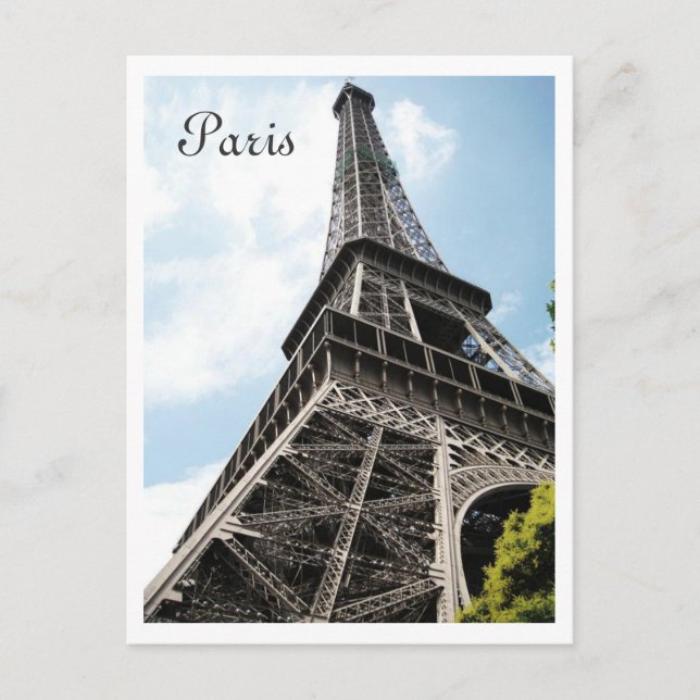 Eiffel Tower Postcard (Front)