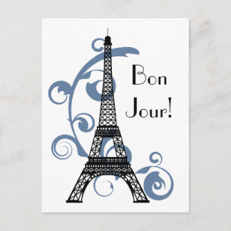 Eiffel Tower Postcard