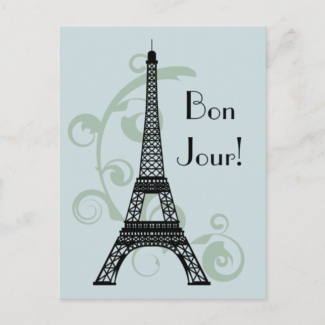 Eiffel Tower Postcard (Front)