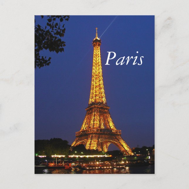 Eiffel Tower Postcard (Front)