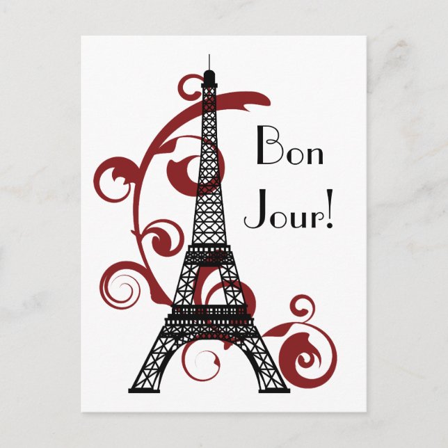 Eiffel Tower Postcard (Front)