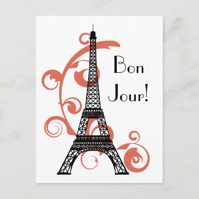 Eiffel Tower Postcard (Front)