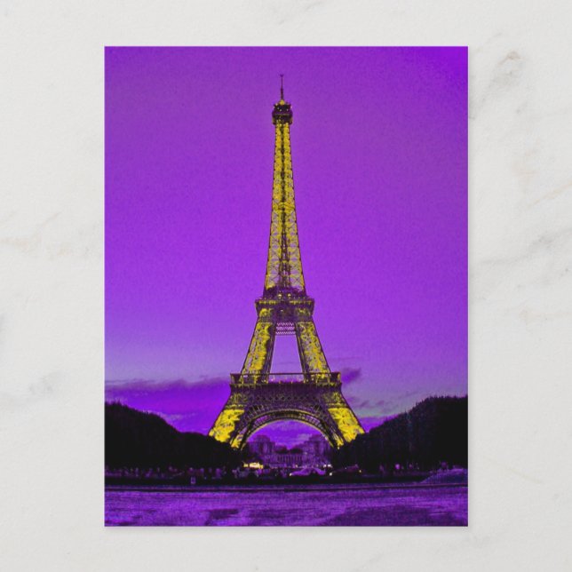 Eiffel tower postcard (Front)