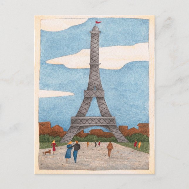 Eiffel Tower - Postcard (Front)