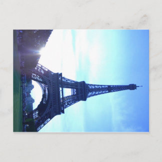 Eiffel Tower postcard