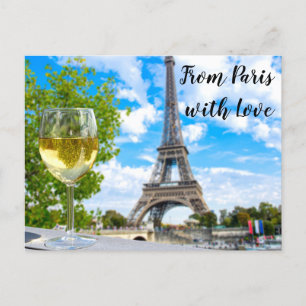 Eiffel tower postcard