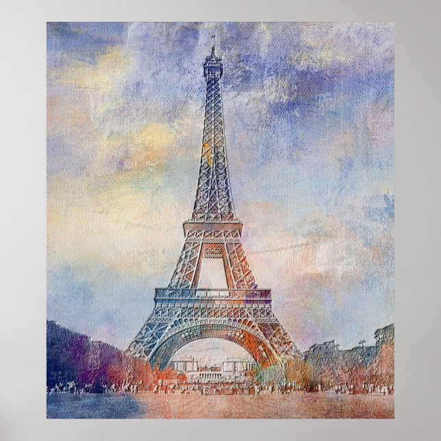 Eiffel Tower Poster (Front)