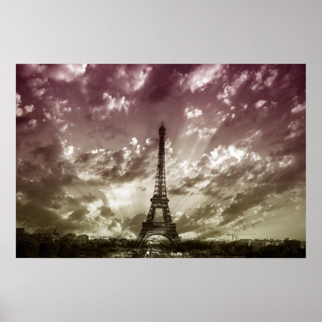 Eiffel tower poster (Front)