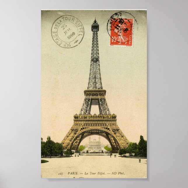 Eiffel Tower Poster (Front)