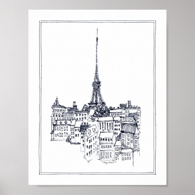 Eiffel Tower Poster (Front)
