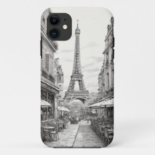 Eiffel Tower sketch from the street - City Case