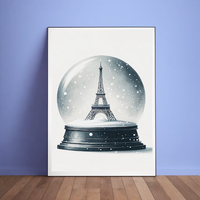 Eiffel Tower Snow Globe Poster (Creator Uploaded)