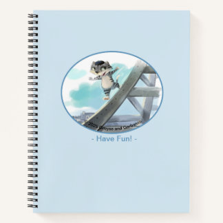 Eiffel Tower Spiral Notebook - Fun (Various) 