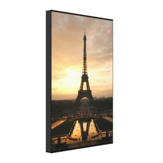 Eiffel Tower Wrapped Canvas Prints | Zazzle.co.uk