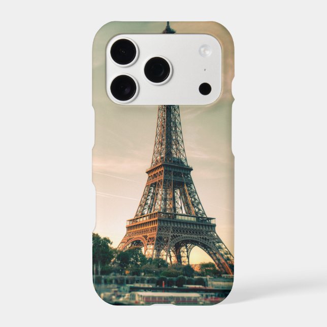 Eiffel tower throw pillow (Back)
