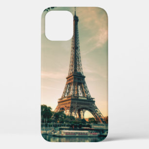 Eiffel tower throw pillow iPhone 12 pro case