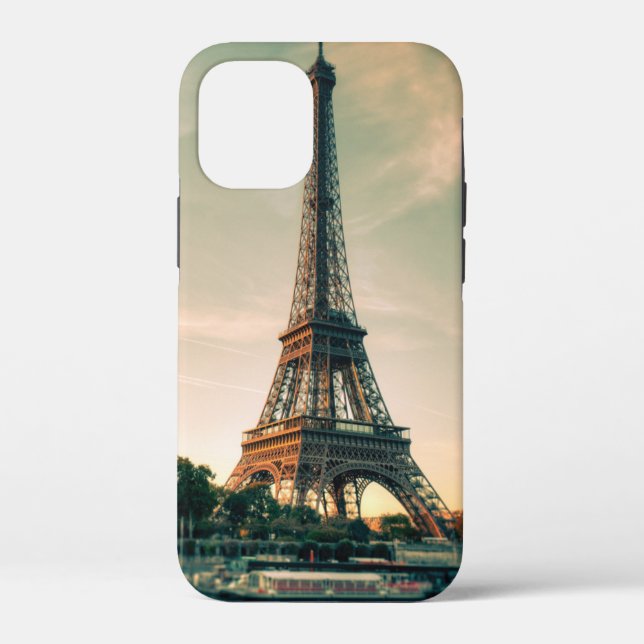 Eiffel tower throw pillow Case-Mate iPhone case (Back)