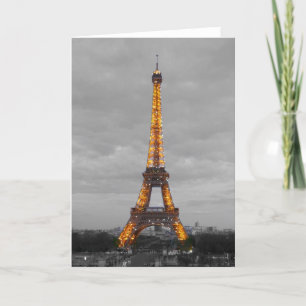 Eiffel Tower (Tour Eiffel) Holiday Card
