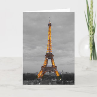 Eiffel Tower (Tour Eiffel) Holiday Card