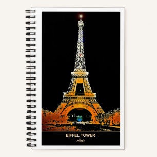 Eiffel Tower Travel: Capture Your Memories Notebook