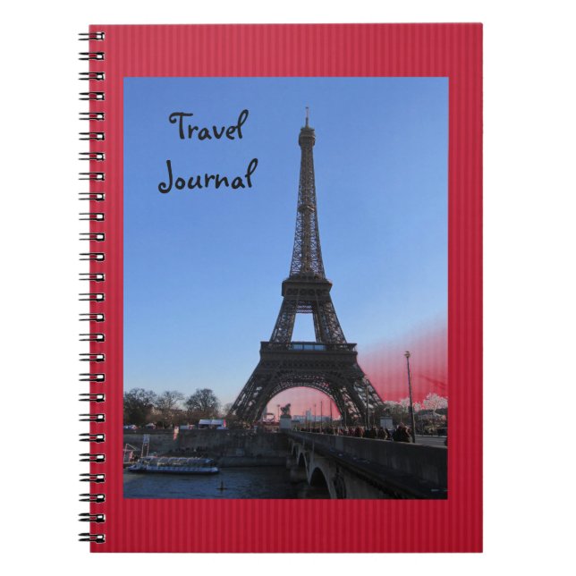 Eiffel Tower Travel Journal (Front)