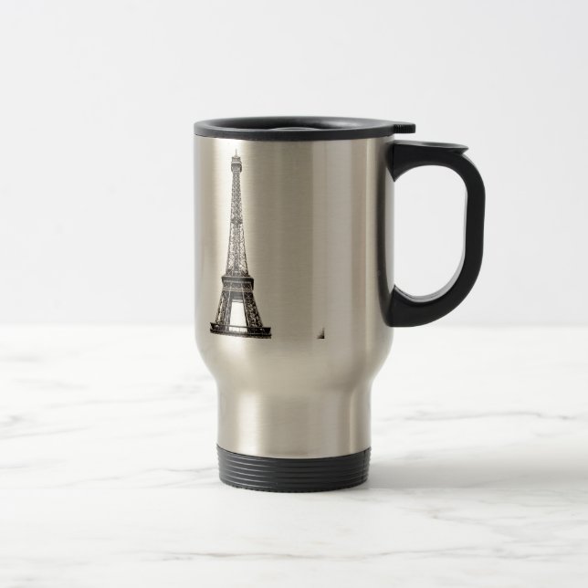Eiffel Tower Travel Mug (Right)