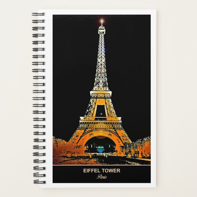 Eiffel Tower Travel: Plan Your Adventure Planner (Front)