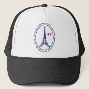 eiffel tower trucker hat