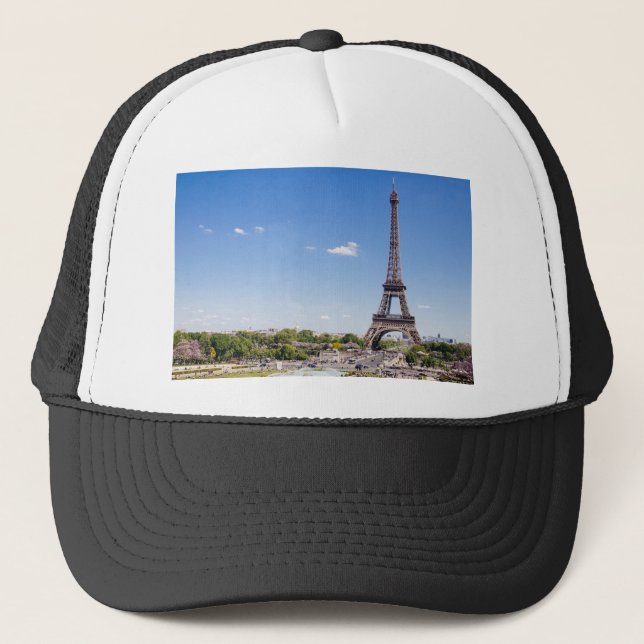 eiffel-tower trucker hat (Front)