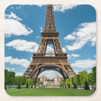 Eiffel Tower View from Champ de Mars Public Park
