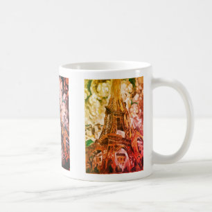 Eiffel Tower vintage art Coffee Mug