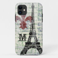 Eiffel Tower Vintage French iPhone Case