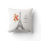 Eiffel Tower with balloons Cushion