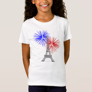 Eiffel Tower with Fireworks T-Shirt