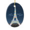 Eiffel Tower Xmas ornament