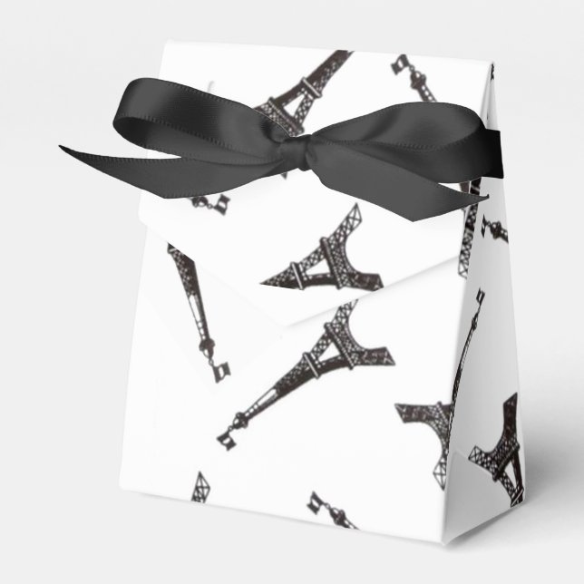 Eiffel Towers Favour Box (Front Side)