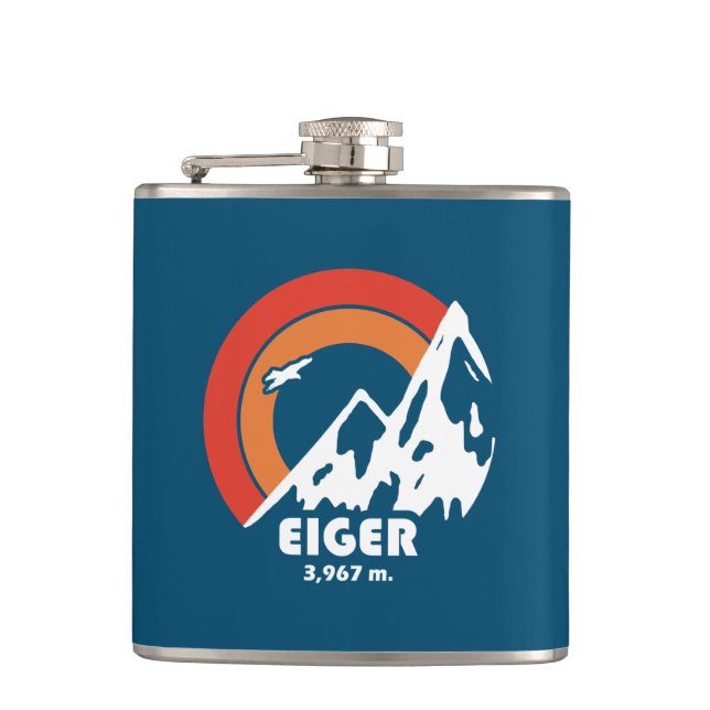 Eiger Sun Eagle Hip Flask (Front)