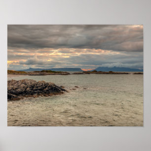 Eigg and Rum Poster