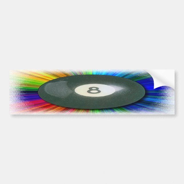 Eight Ball Bumper Sticker (Front)