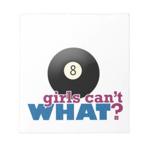 Eight Ball Girl Notepad